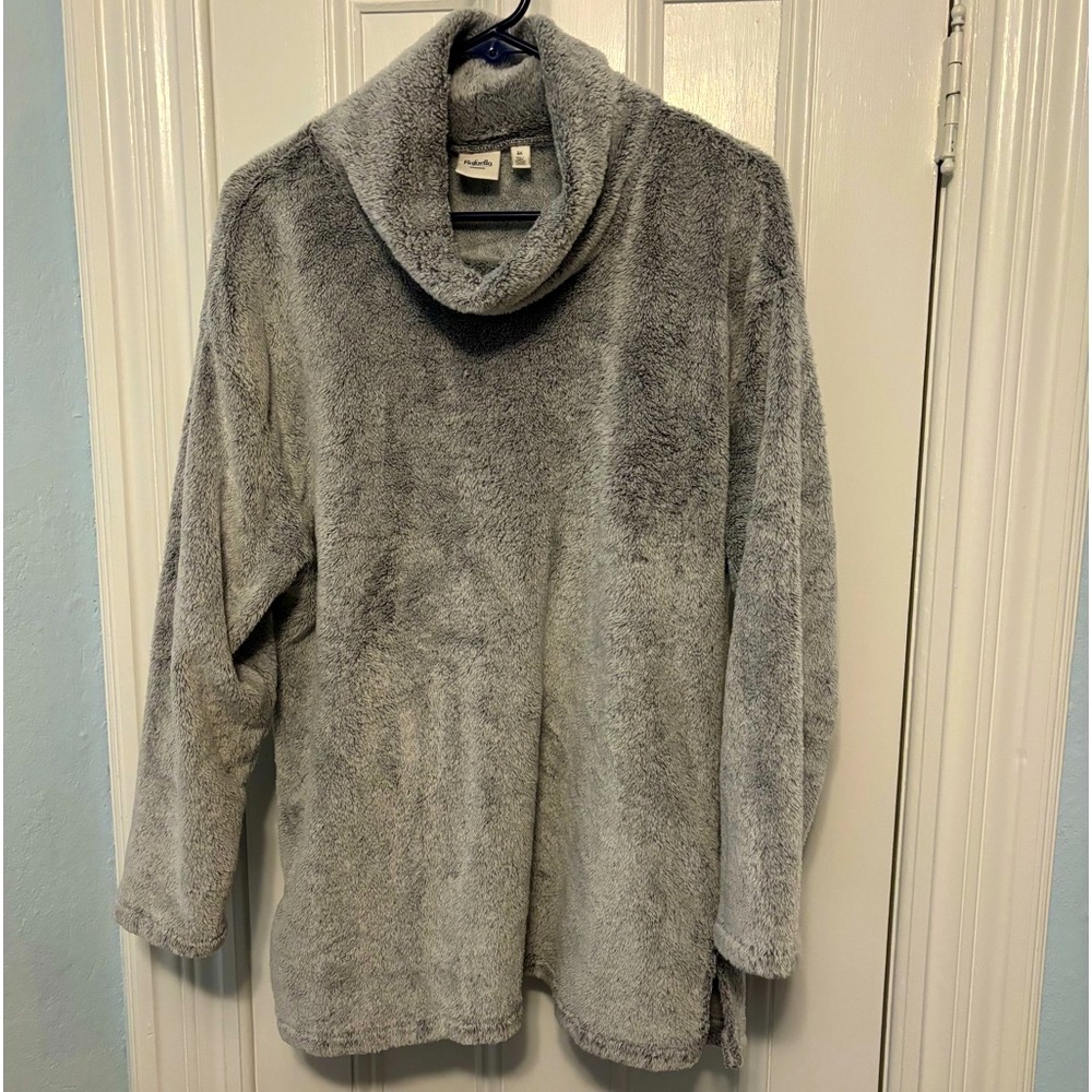 Rafaella Weekend cowl neck fleece 2X
